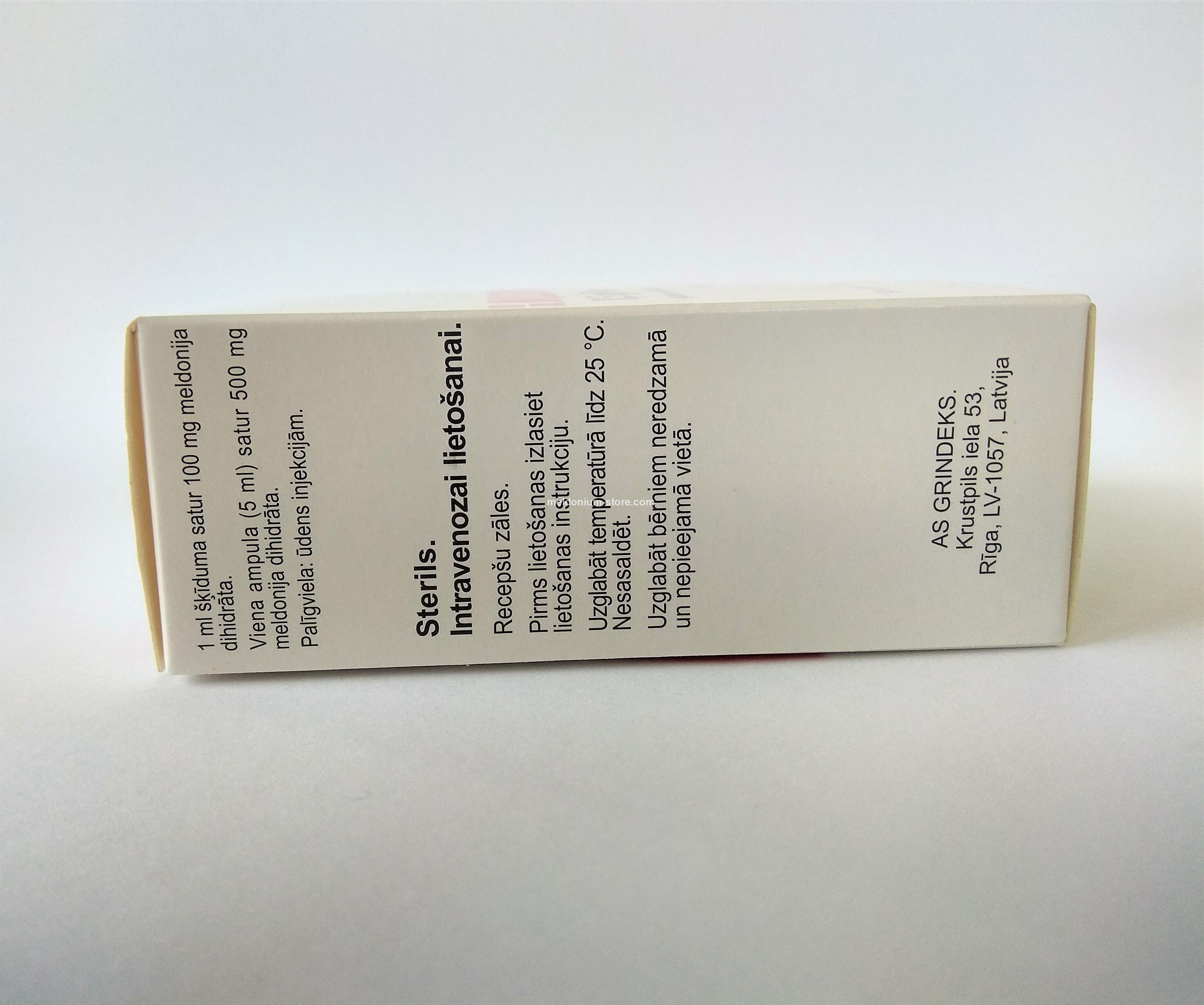 Meldonium Mildronate® 500mg 5ml Ampules Injections - Meldonium Store